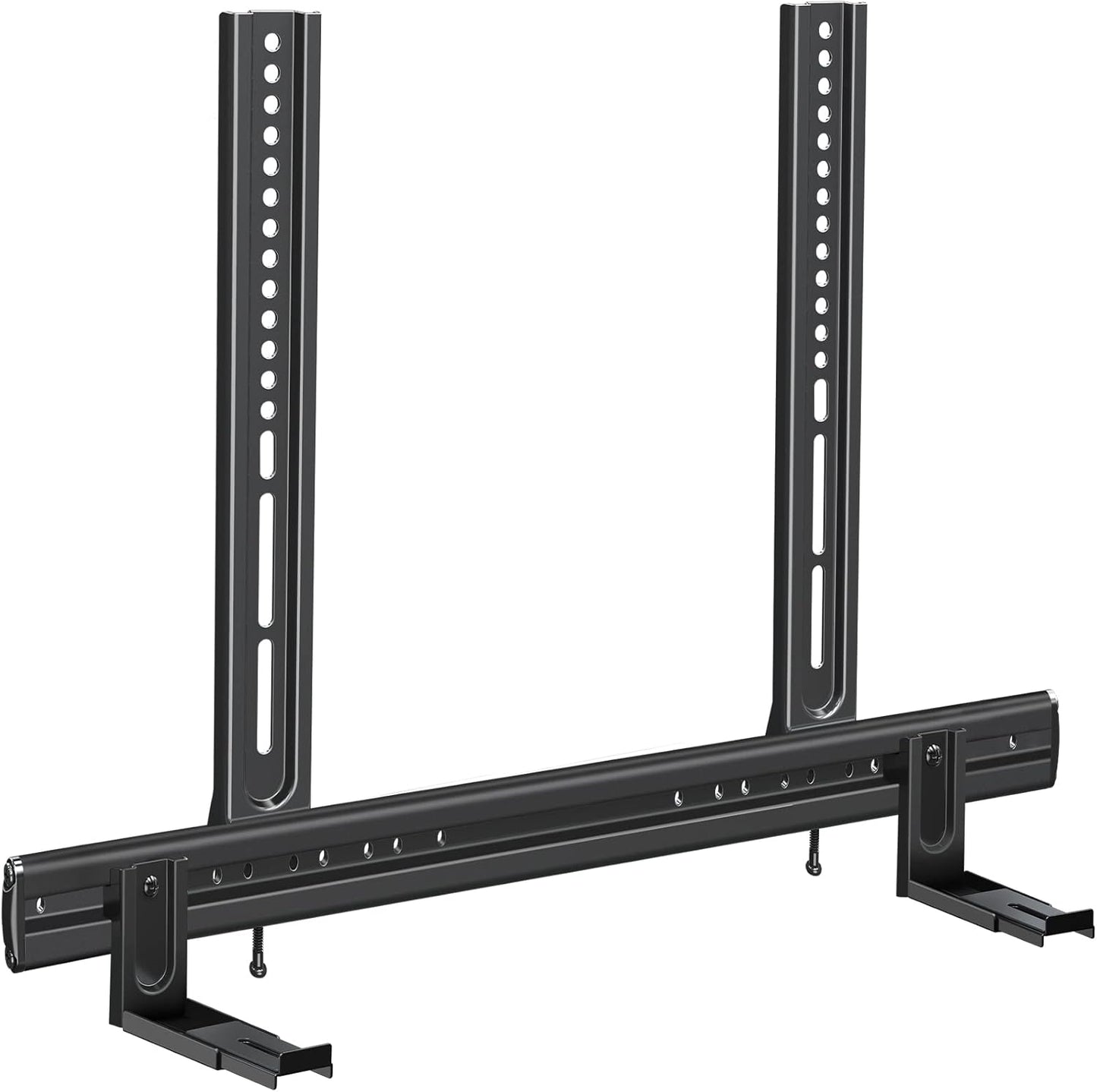 Soundbar Mount, Heavy Duty Soundbar Wall Mount for Most Sound Bars with Hole/Without Hole up to 26.5 LBS, Soundbar Bracket Height Adjust, No-Slip Base Holder Extends 3.44β-6.06β, MD5428