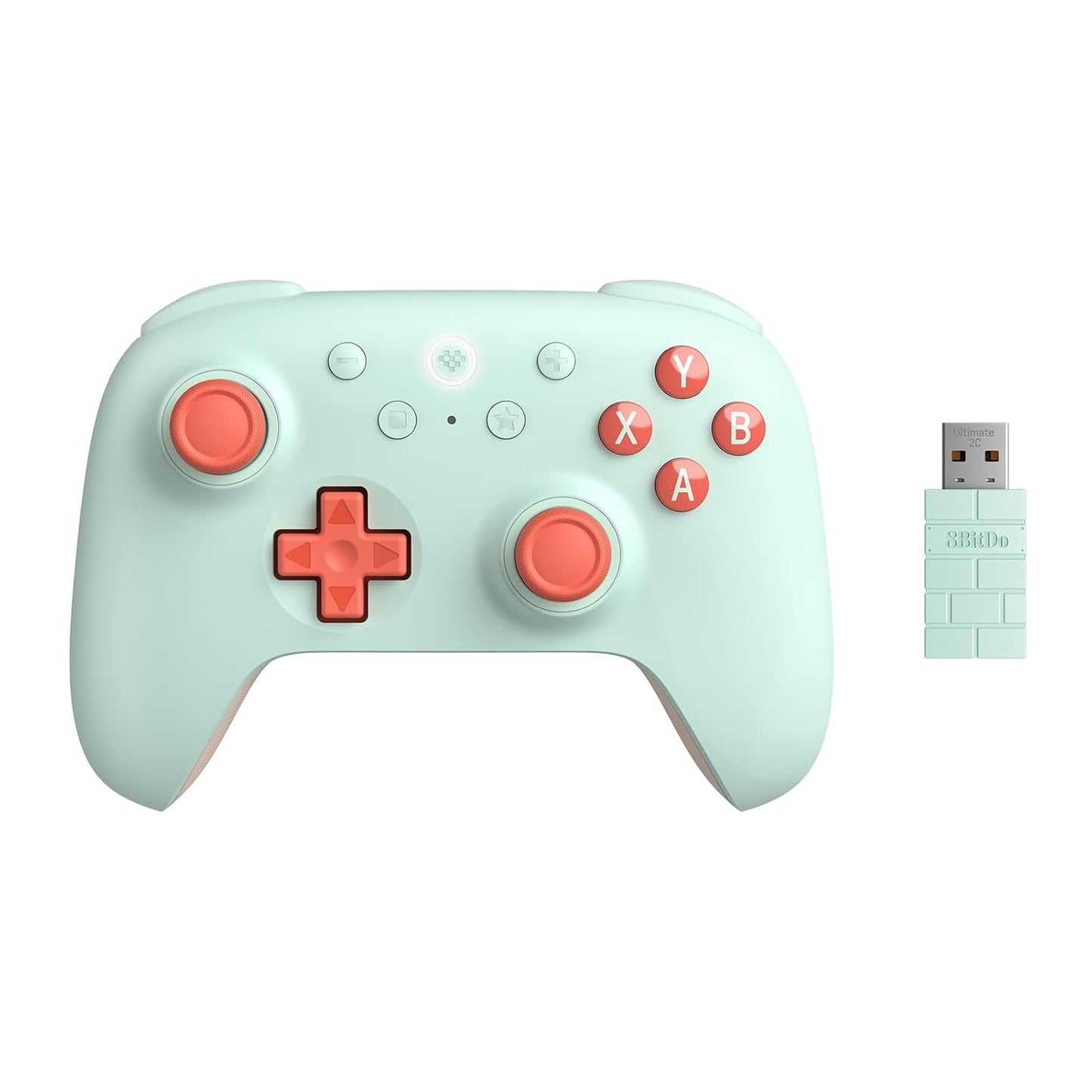 Ultimate 2C Wireless Controller for Windows PC and Android, with 1000 Hz Polling Rate, Hall Effect Joysticks and Triggers, and Remappable L4/R4 Bumpers (Mint)