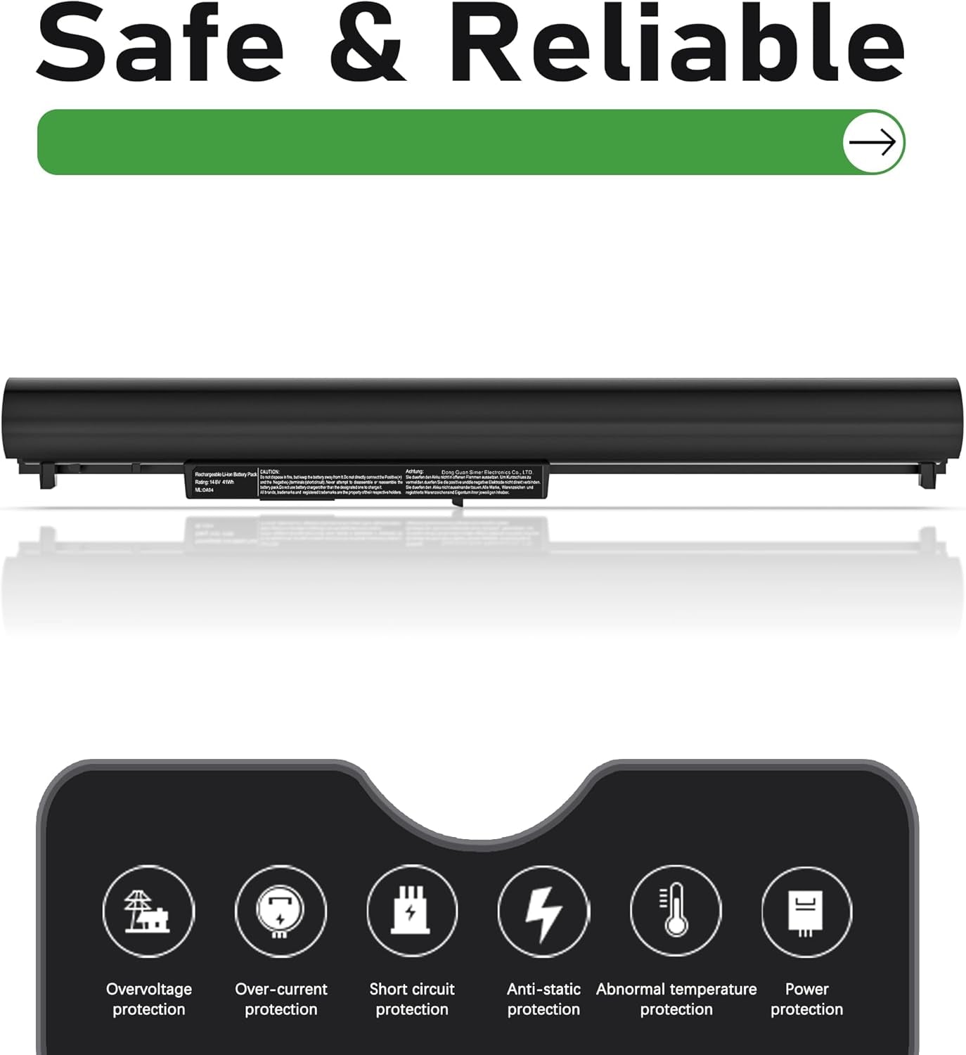 OA04 OA03 746641-001 740715-001 Laptop Battery for HP 15-R029WM 15-R052NR 15-R015DX 15-G020DX 15-R137WM 15-D035DX 250 G3 15-D020DX HSTNN-LB5Y OA04041 J1U99AA HSTNN-PB5Y TPN-F113 TPN-F115
