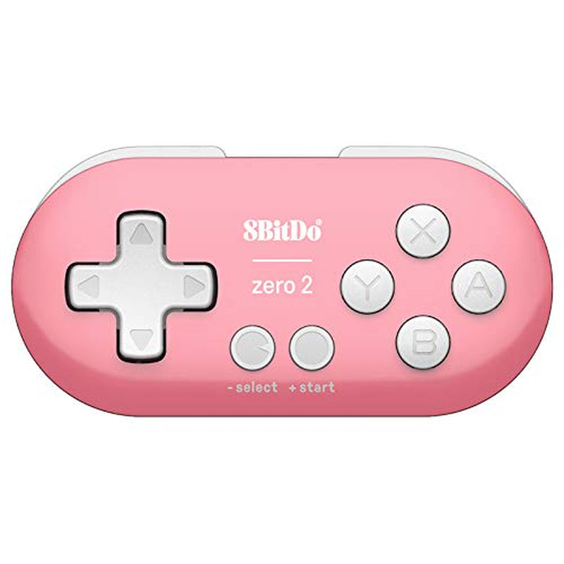 Zero 2 Mini Bluetooth Gamepad for Switch Windows Android Macos Steam Raspberry Pi (Pink)