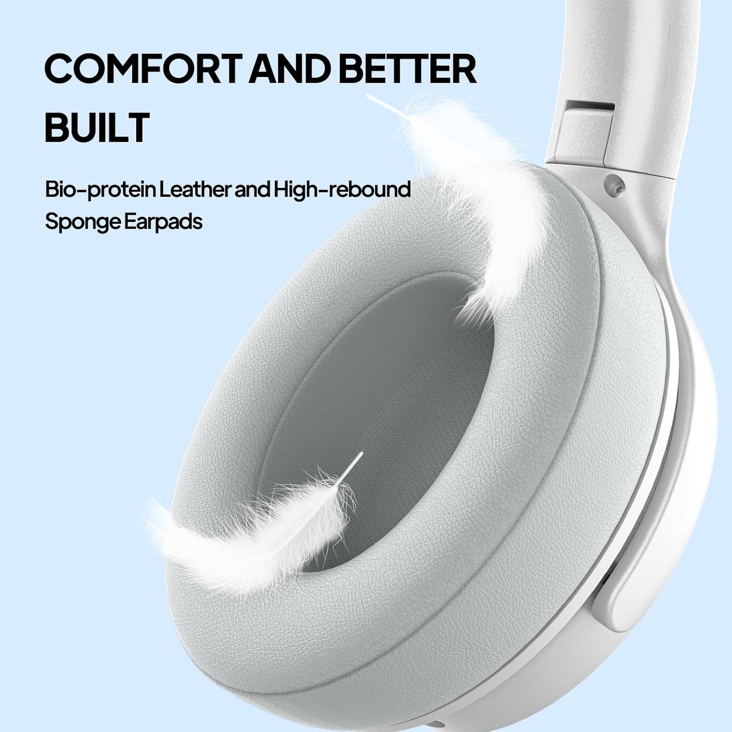 Wired Over-Ear Headphones with USB C Connector, Hi-Fi Stereo Sound, Noise-Isolating Ear Cups, Comfortable Fit for USB C Devices (No Bag, Silver)