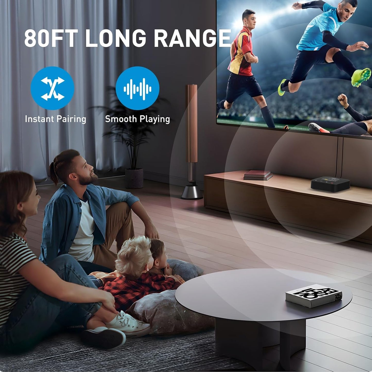 B06HD+ Hi-Res Bluetooth 5.1 Music Receiver for Home Stereo W/Ldac, Hi-Fi Bluetooth Adapter W/Audiophile DAC Aptx HD Volume Control OLED Display, Wireless Audio Adapter for AV Receiver/Amplifier