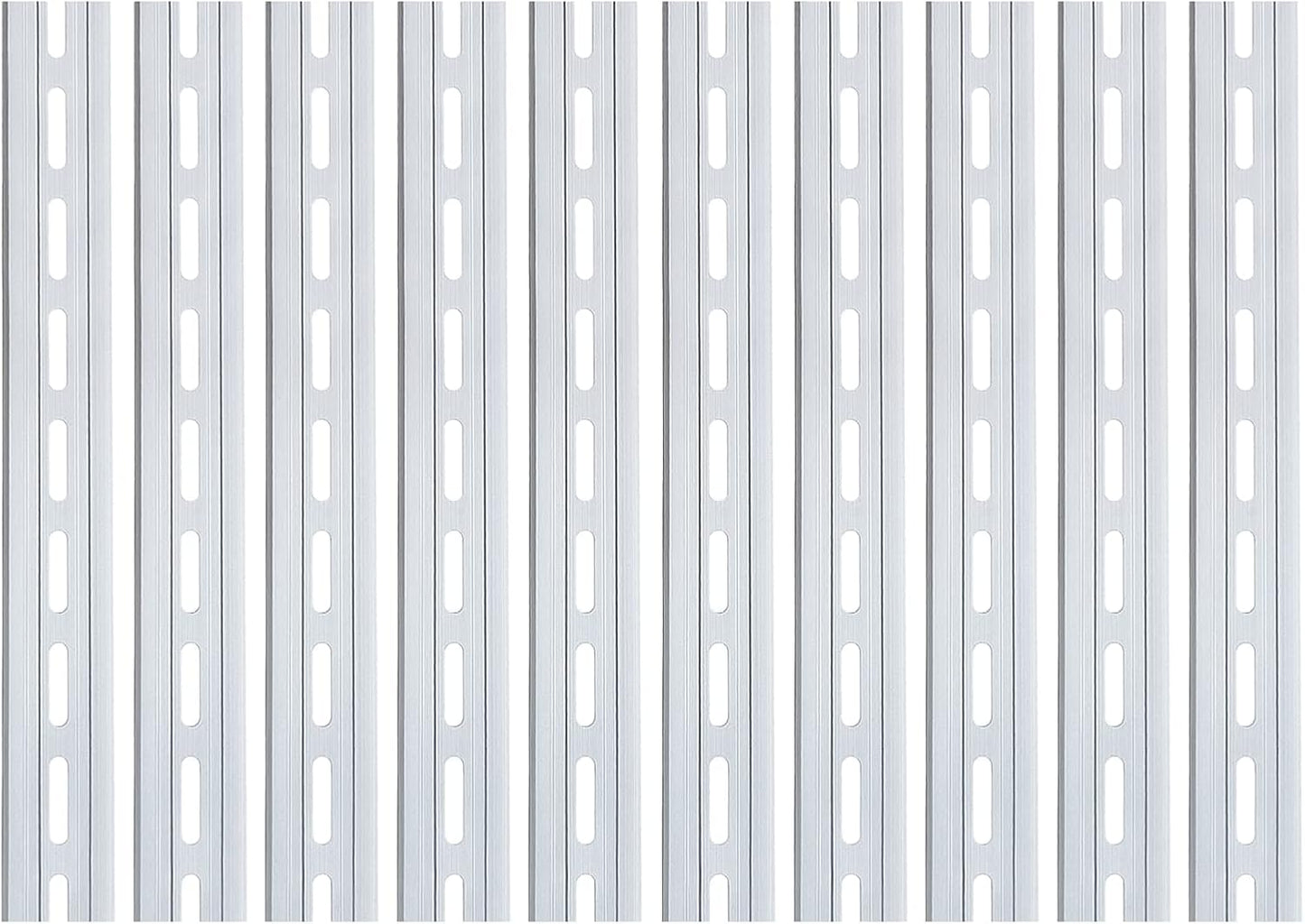 10 Pieces 1 Meter Aluminum DIN Rail, Top Hat Slotted DIN Rails with Rohs for Professionals and DIY Cut Length | Hardware Components Mounting - 1 Meter Long, 35Mm Wide, 7.5Mm High