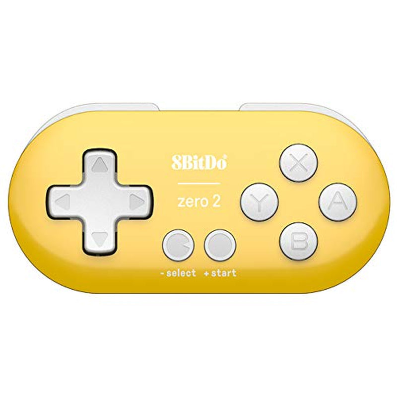 Zero 2 Mini Bluetooth Gamepad for Switch Windows Android Macos Steam Raspberry Pi (Yellow)
