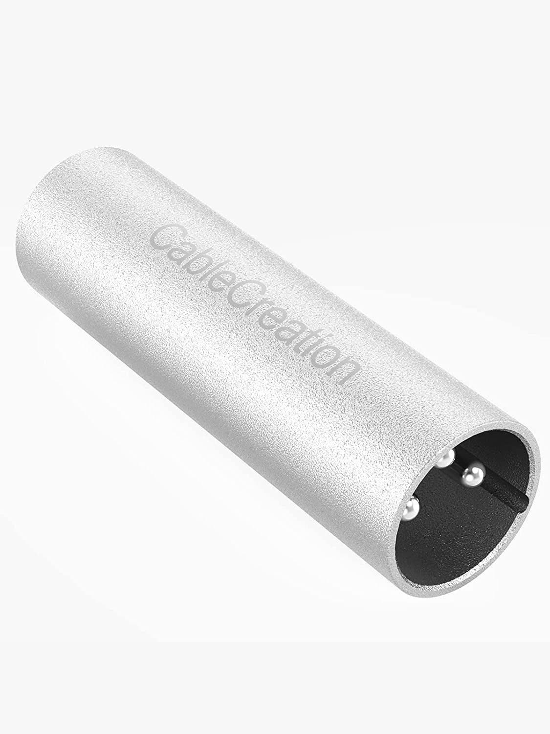 [5-Pair XLR Female to Female & XLR Male to Male 3PIN Adapter Connector Compatible Microphone,Mixer,Silver