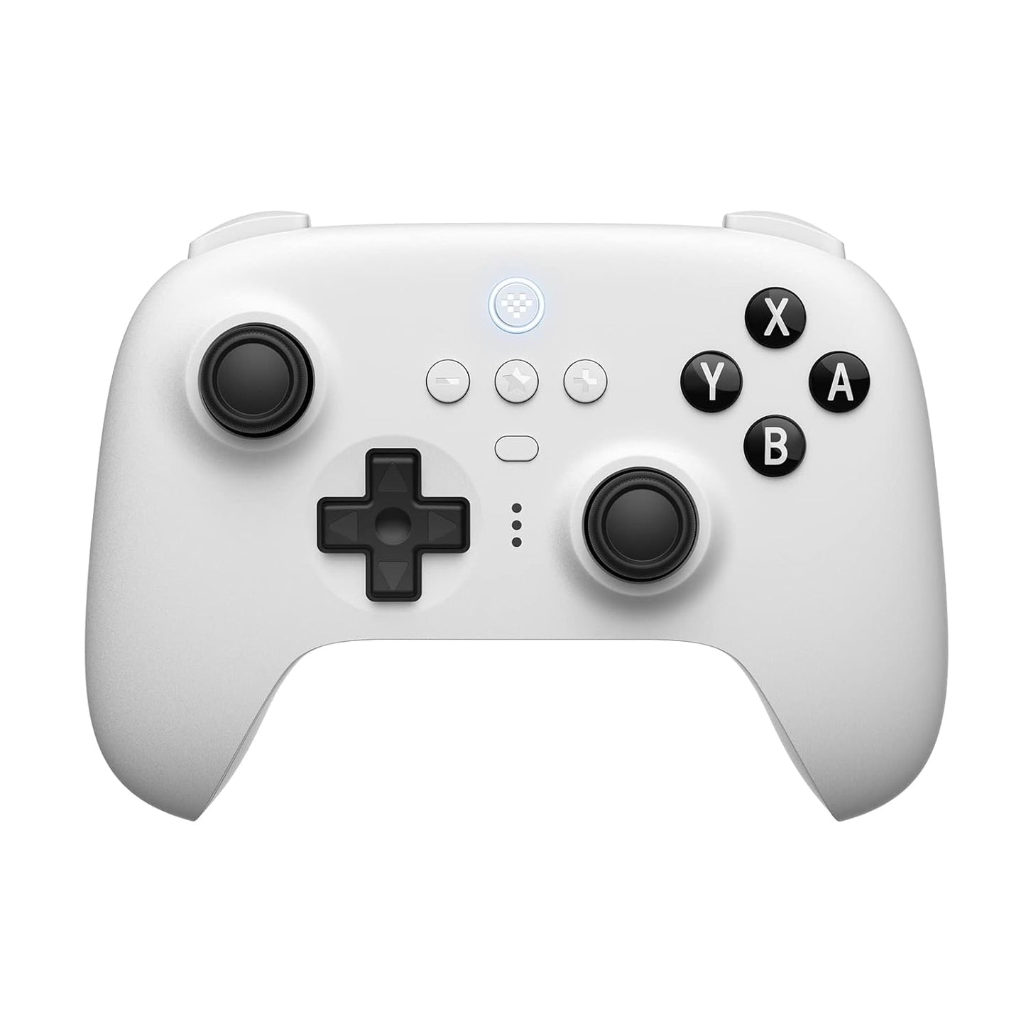 Ultimate Bluetooth Controller with Charging Dock, Wireless Pro Controller with Hall Effect Sensing Joystick, Compatible with Switch, Windows and Steam Deck (White)