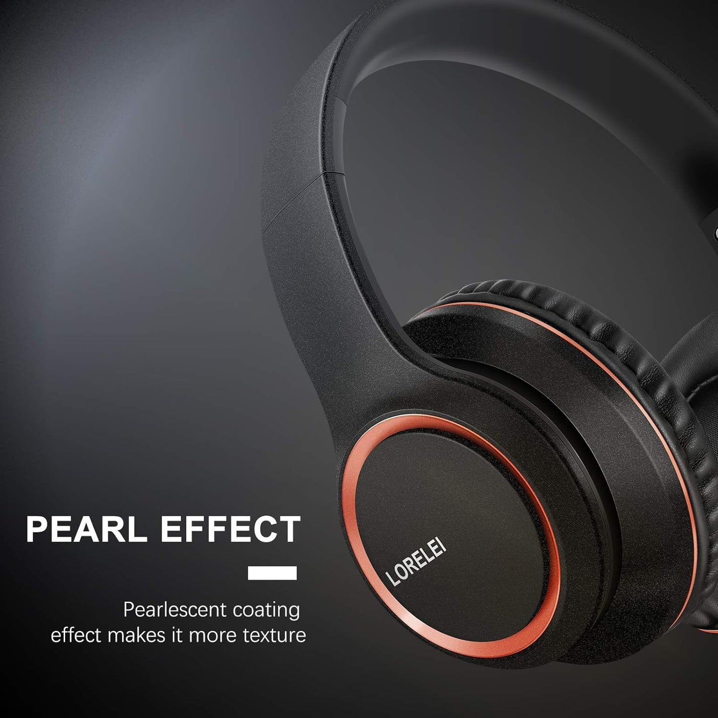 X8 Over-Ear Wired Headphones with Microphone with 1.45M-Tangle-Free Nylon Line&3.5Mm Plug,Lightweight Foldable & Portable Headphones for Smartphone,Tablet,Computer,Mp3/4(Space Black)