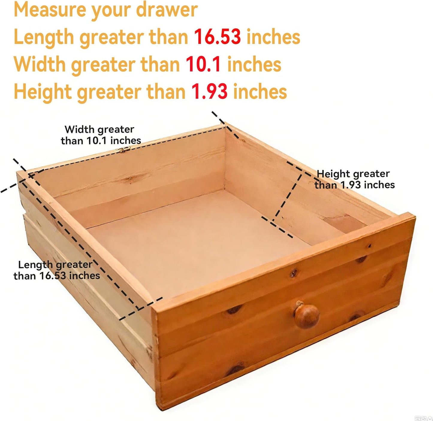 Pure Bamboo Silverware Drawer Organizer: 16.53" Lx10 Wx1.93 H Large Silverware Utensil Tray Holder, 3-Compartment with 6 Card Slots Kitchen Flatware Organizer for Spoons Forks Knives