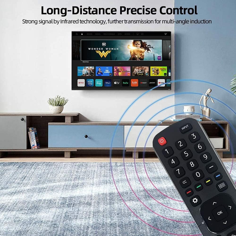 New Replacement Hisense TV Remote Control EN-2A27 for Hisense 4K LED Smart Tvs EN2A127H EN2A27HT EN2AN27H EN2AS27H EN2D27 EN33924HS EN33925A