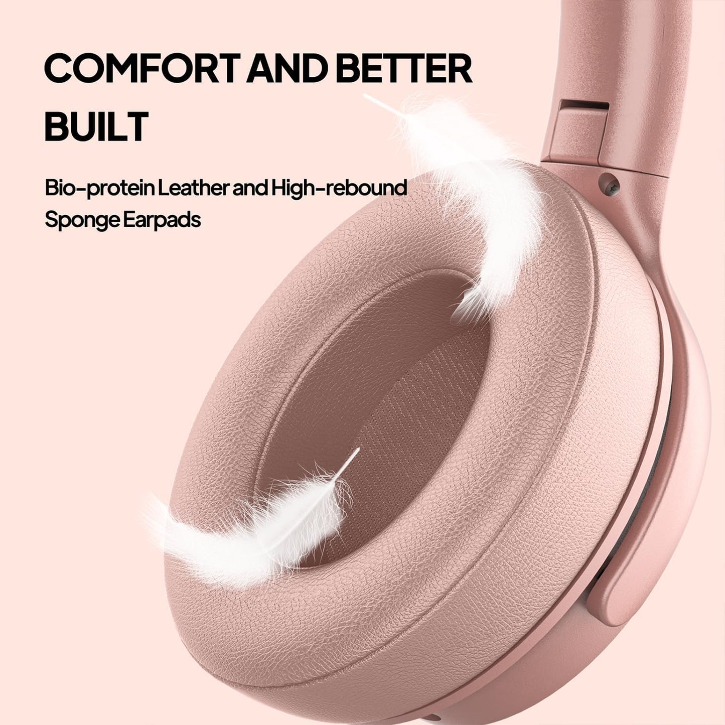 Wired Over-Ear Headphones with USB C Connector, Hi-Fi Stereo Sound, Noise-Isolating Ear Cups, Comfortable Fit for USB C Devices (No Bag, Gold)