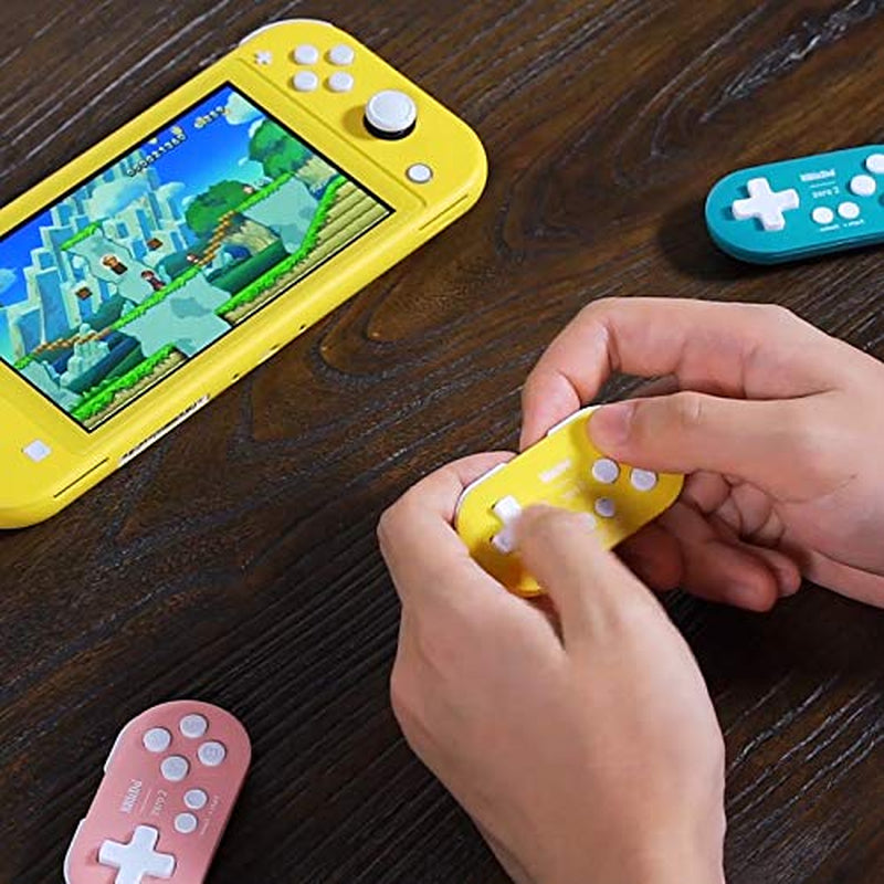 Zero 2 Mini Bluetooth Gamepad for Switch Windows Android Macos Steam Raspberry Pi (Yellow)