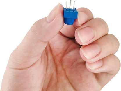 (10 Pcs) 10K Ohm Breadboard Trim Potentiometer Kit with Knob for Arduino