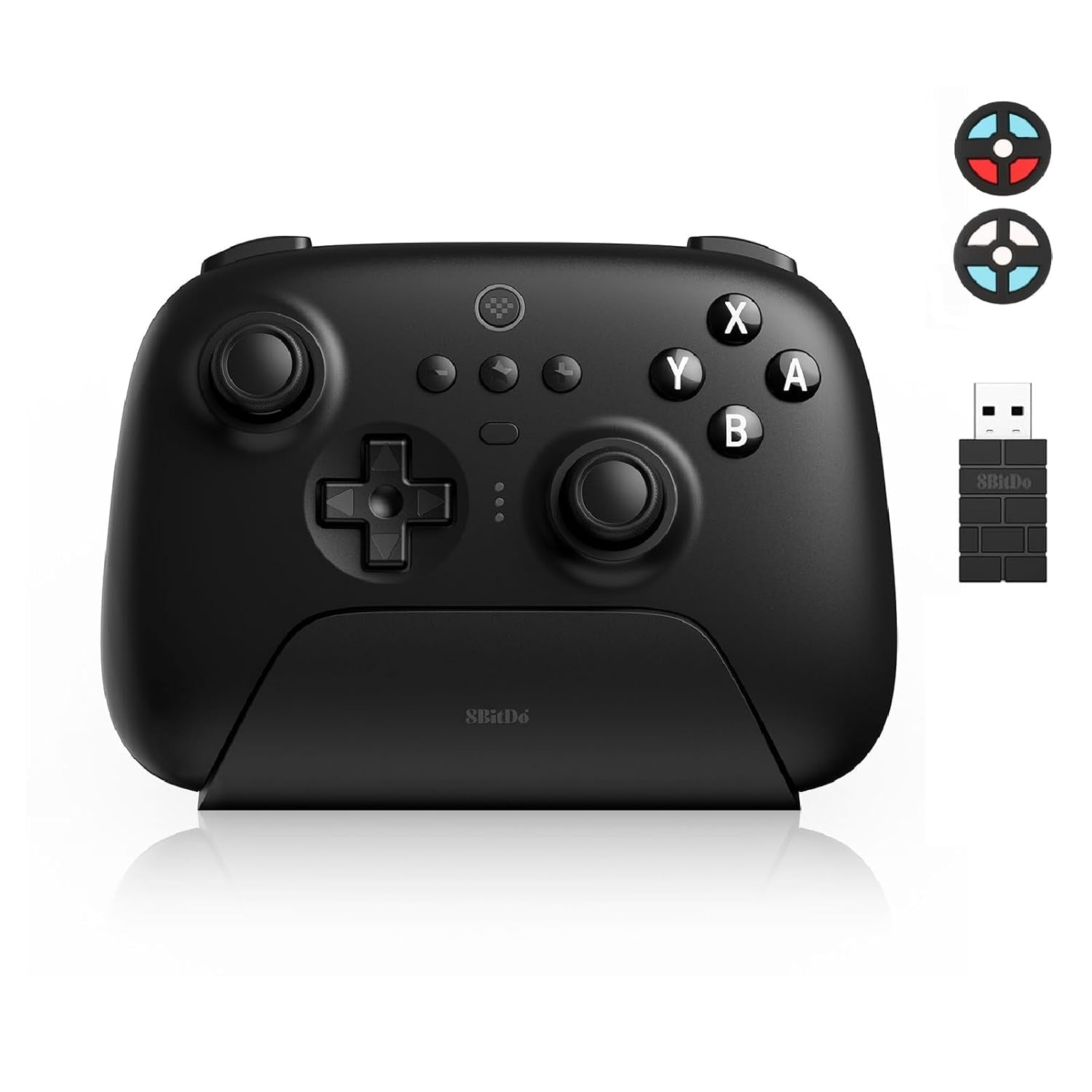 Ultimate Bluetooth Controller with Charging Dock for Switch and Windows, Black