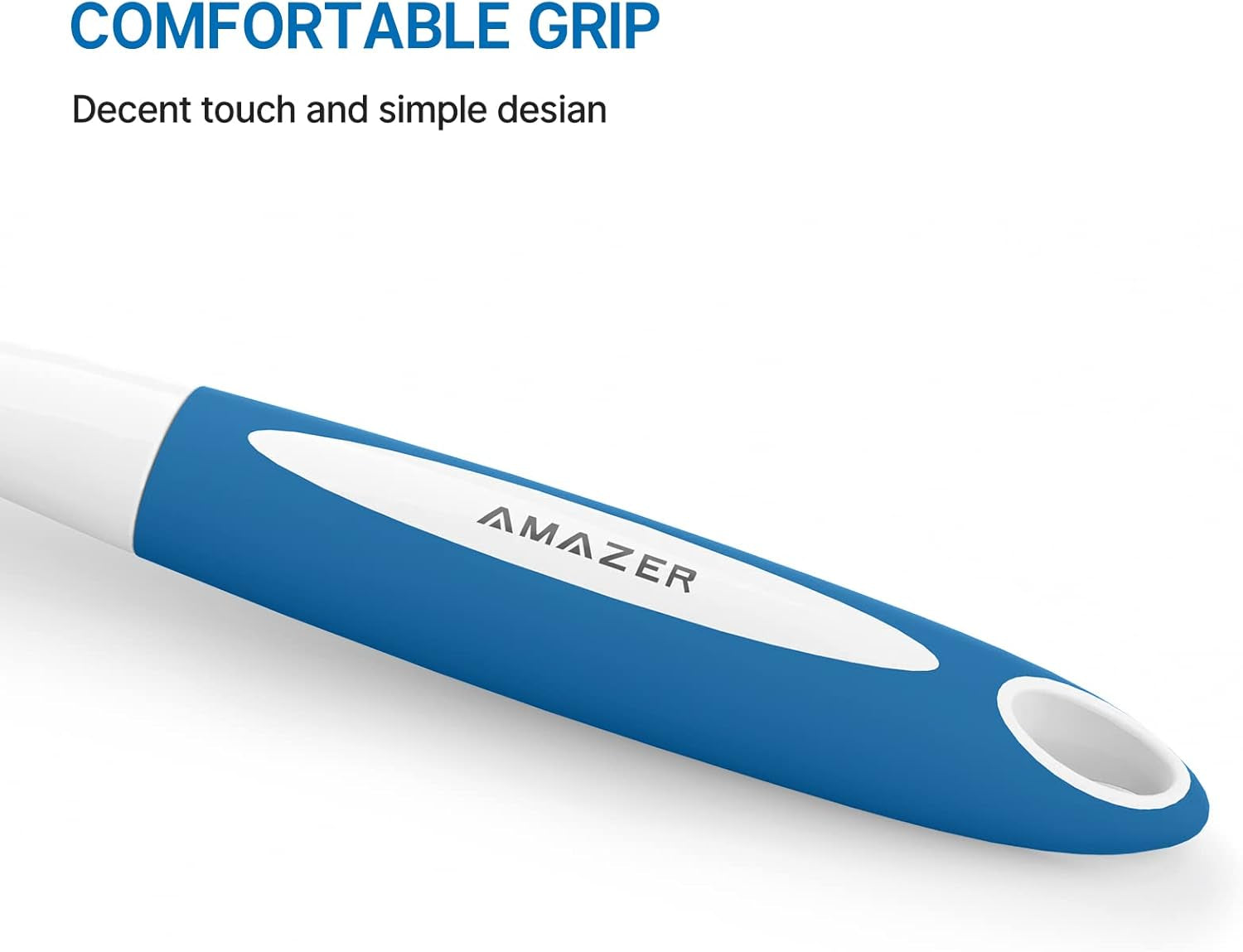 Dish Brush with Handle, 2 Pack Kitchen Scrub Brushes for Cleaning, Grip Shower Scrubber Flexible Stiff Bristles with Handle