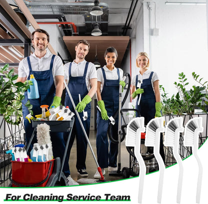 12 Pcs Kitchen Scrub Brush Bulk Sink Bathroom Edge Corner Cleaning Brush Right Angle Mini for Grout Household Dishwasher Tile Lines Window Track Deep Cleaning with Stiff Bristles