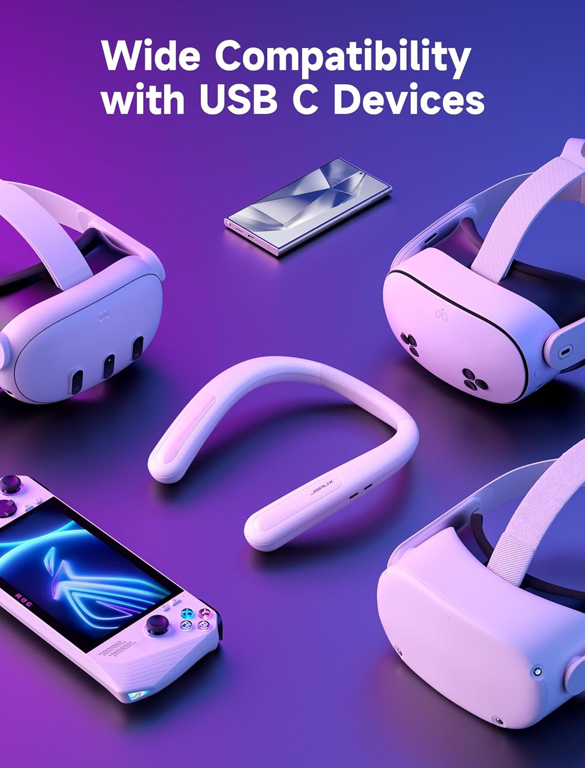 Battery Pack for Meta Quest 3S/3/2, 10000Mah PD Fast Charger Battery Pack (Extra 4-6 H Playtime), VR Extend Power Accessories, Compatible with Oculus Quest 3, Meta Quest 2, Meta Quest 3S, Etc.