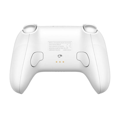 Ultimate Bluetooth Controller with Charging Dock, Wireless Pro Controller with Hall Effect Sensing Joystick, Compatible with Switch, Windows and Steam Deck (White)