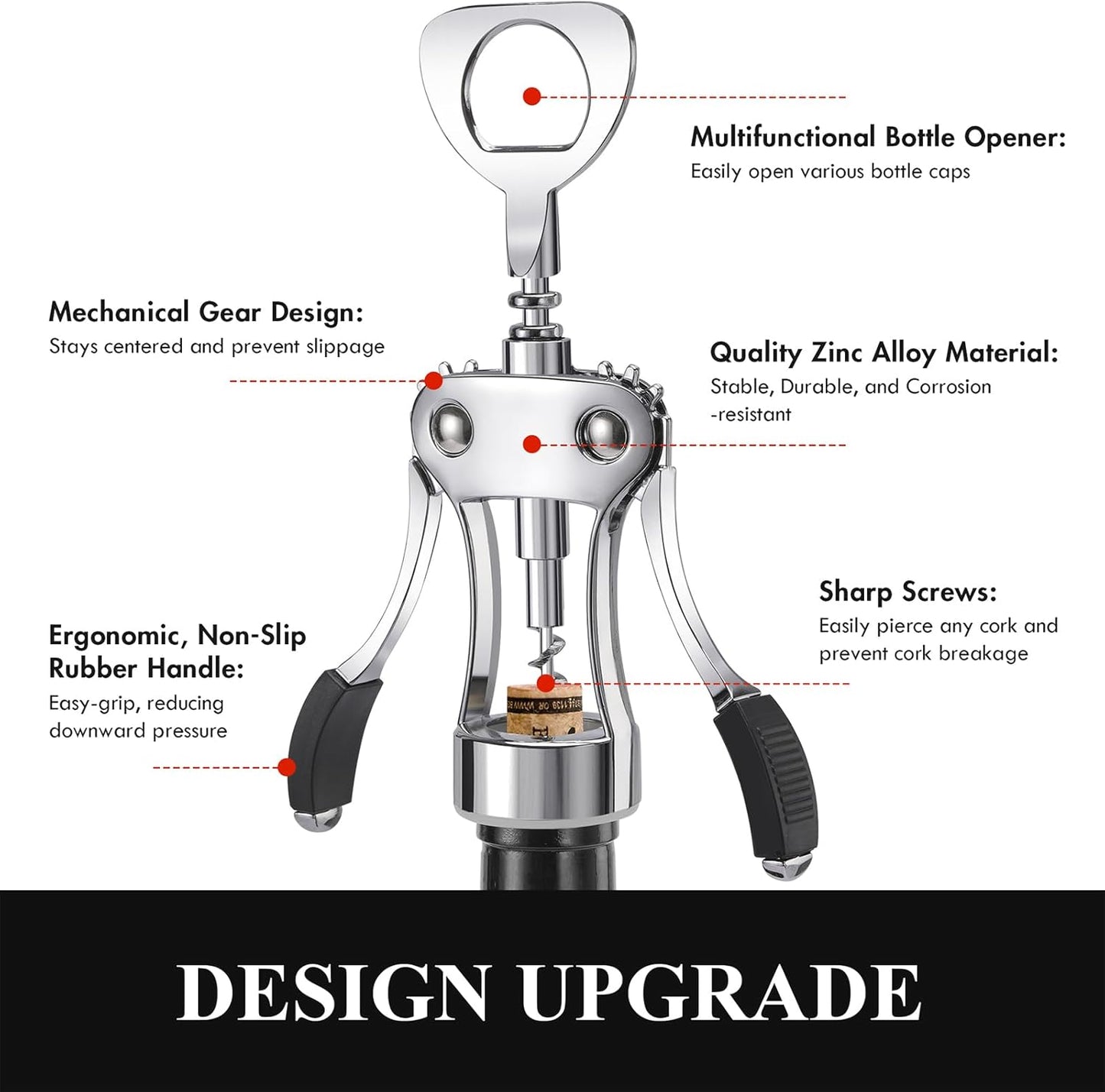 Wine Opener+Suction Cup Hooks