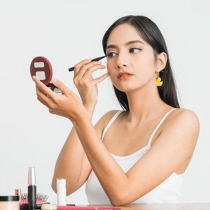 Yellow Duck Earrings - Cute Acrylic Duck Dangle Drop Earrings with Glasses for Women & Girls