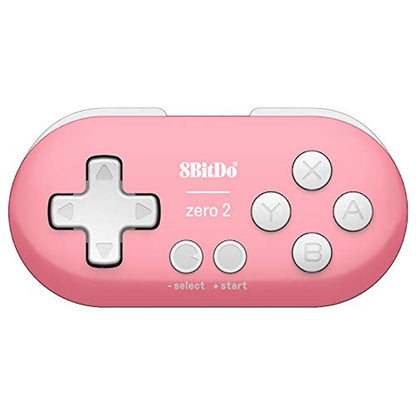 Zero 2 Mini Bluetooth Gamepad for Switch Windows Android Macos Steam Raspberry Pi (Pink)