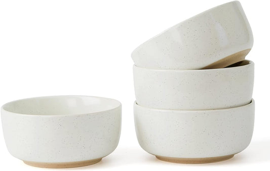 Milkyway Cereal Bowl, Soup Bowls for 4, 25 Ounce Bowls Set for Kitchen, Bowl Set for Cereal Soup Rice Pasta Salad Oatmeal, White