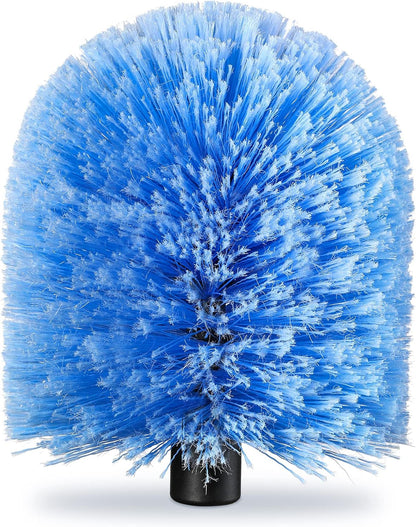 Twist-On Cobweb Duster Head Brush, Fits Standard 3/4 Inch Threaded Poles, Attachment Spider Web Duster Brush for Outdoor & Indoor Cleaning