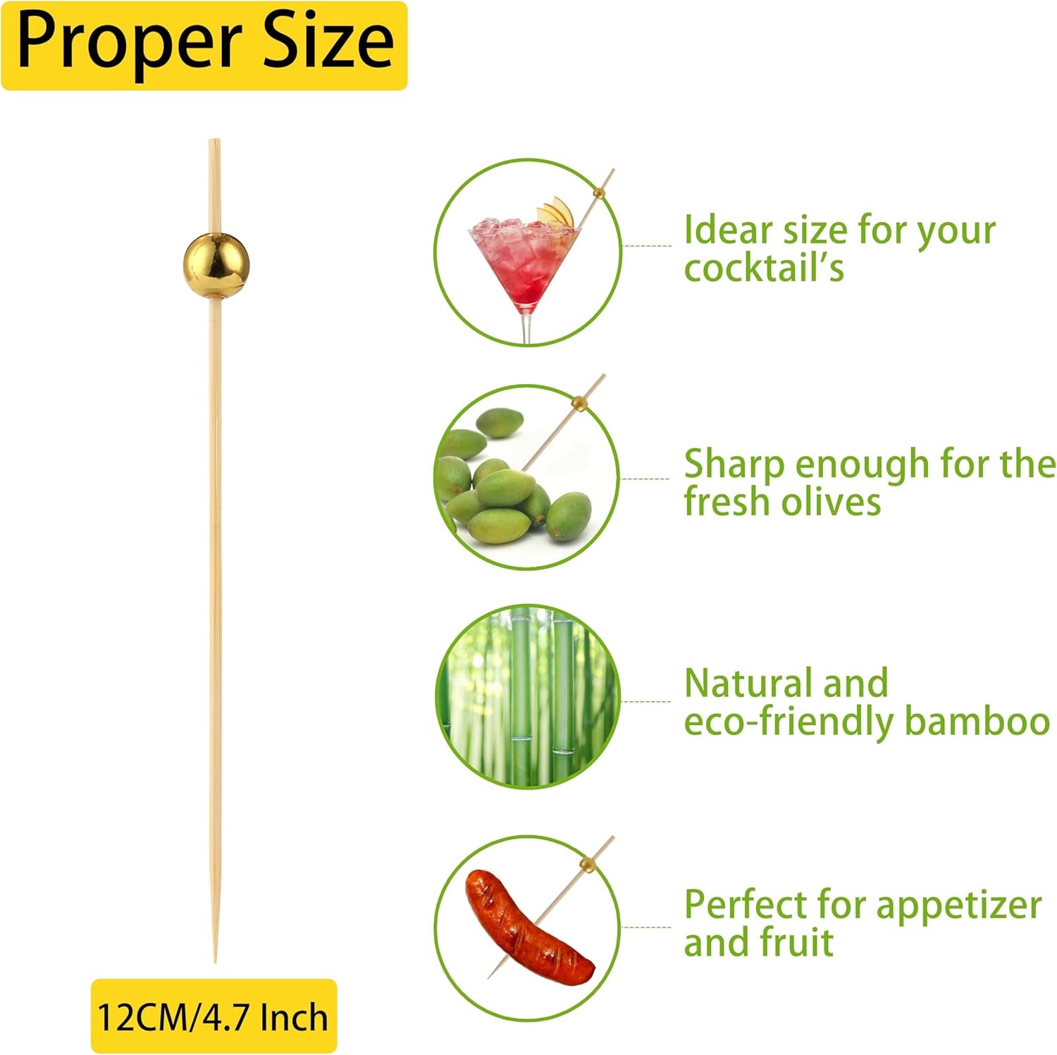 50 Pcs Charcuterie Cups with Skewers, 12 Oz Paper Snack Appetizer Cups with Cocktail Picks, French Fry Holder Brown Kraft , Disposable Popcorn Boxes Cones, Party Board Favor(50 Conecups + 200 Sticks)