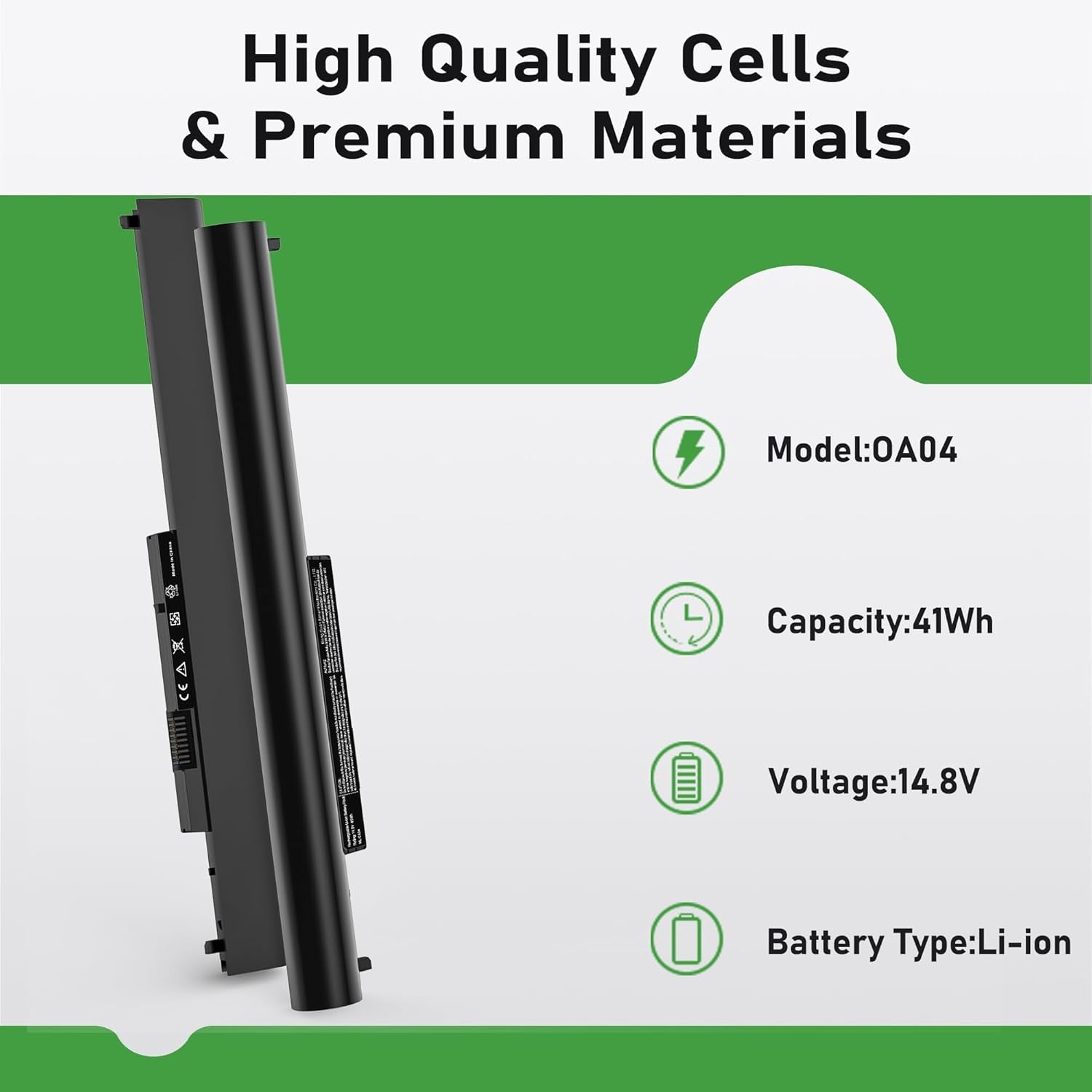 OA04 OA03 746641-001 740715-001 Laptop Battery for HP 15-R029WM 15-R052NR 15-R015DX 15-G020DX 15-R137WM 15-D035DX 250 G3 15-D020DX HSTNN-LB5Y OA04041 J1U99AA HSTNN-PB5Y TPN-F113 TPN-F115