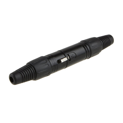 5Pcs 3Pin XLR Male + 5Pcs Female, Mic Adaptor Connector 10 Pair, 1/4 Jacks Male and Female Microphone Audio Jack Charger Connector for Speaker, Mixing Board, Console, Pro Audio Gear