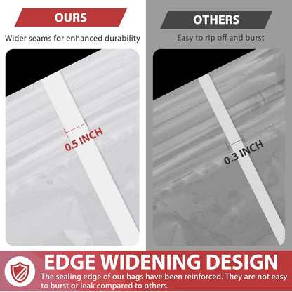 Turkey Brine Bags, 3 Pack Extra Large 26"X22" Brining Bags for Turkey, Holds up 35Lb and Above, Double Zip-Lock Brine Bag Kit with 3 Strings & Clips, Thanksgiving, Christmas Essentials