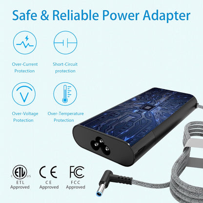 200W Laptop Charger for HP Omen Pavilion Gaming 15 16 17 Victus 15 16 Zbook 15 17 Fury Create Studio Envy 15 2020,TPN-DA10 L00818-850 L00895-003 Gaming Laptop Power Adapter Supply AC Adapter