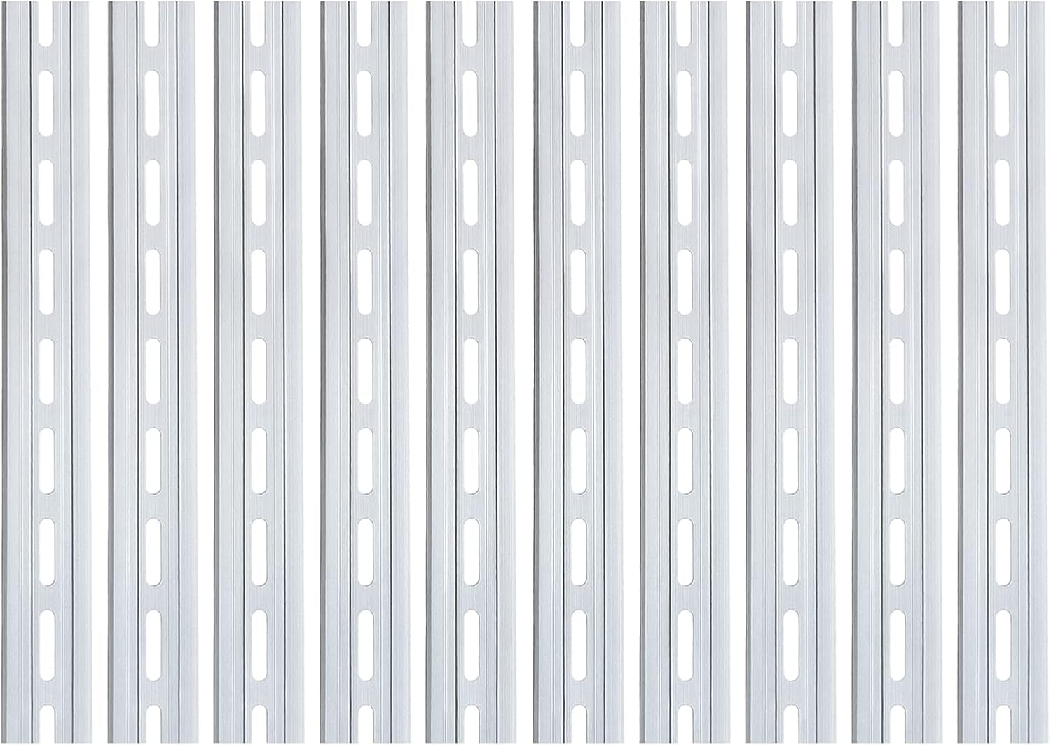 10 Pieces 1 Meter Aluminum DIN Rail, Top Hat Slotted DIN Rails with Rohs for Professionals and DIY Cut Length | Hardware Components Mounting - 1 Meter Long, 35Mm Wide, 7.5Mm High