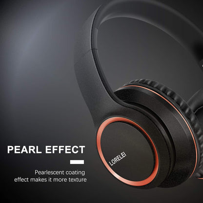 X8 Over-Ear Wired Headphones with Microphone with 1.45M-Tangle-Free Nylon Line&3.5Mm Plug,Lightweight Foldable & Portable Headphones for Smartphone,Tablet,Computer,Mp3/4(Space Black)