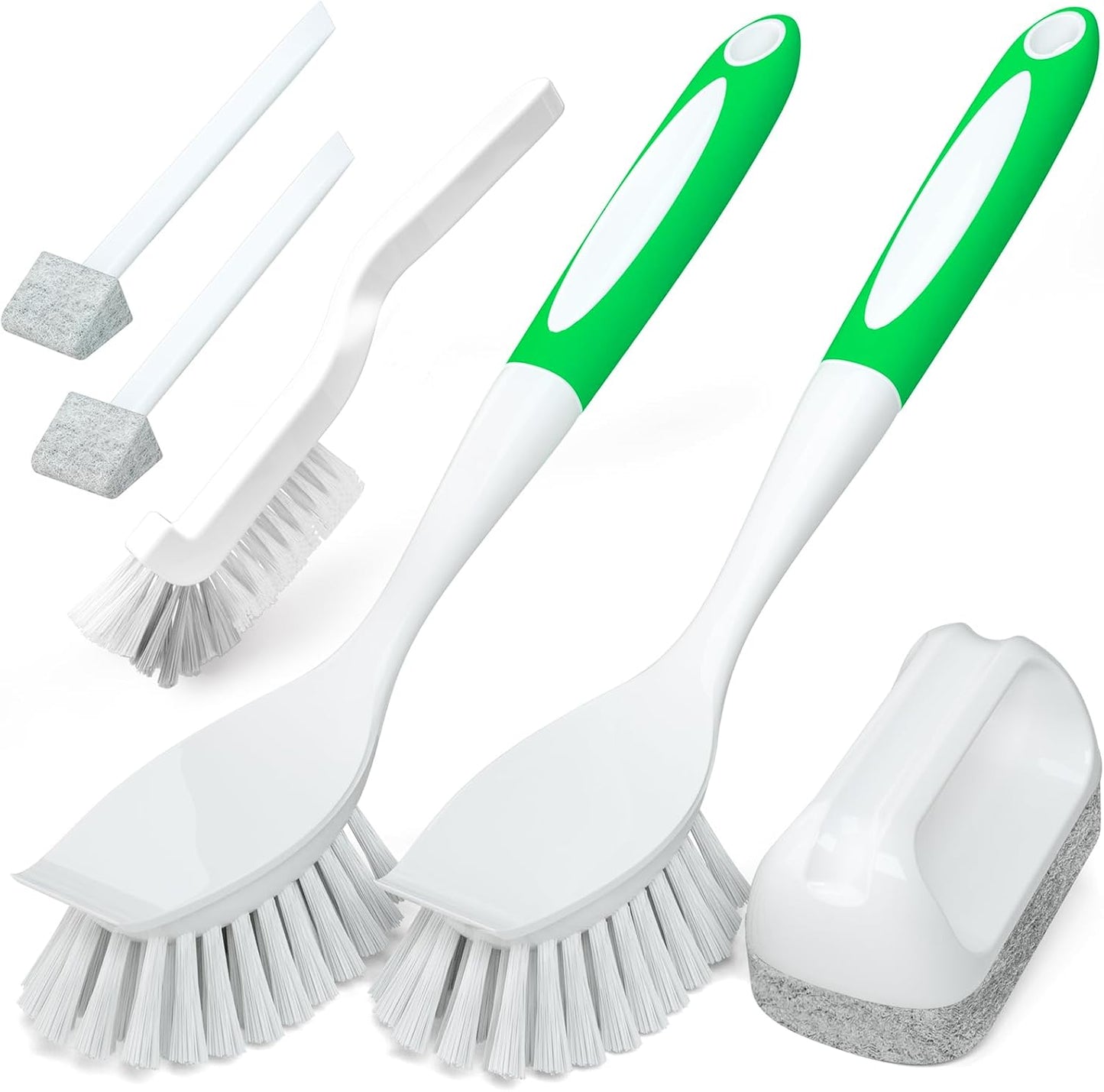 7 Pack Scrub Brush Set & 6 Pack Kitchen Brush Set