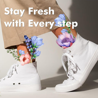 Sneaker Deodorizer Balls Ocean Scent 6 Pack, Odor Eliminator Balls for Closet Car Gym Bag, Long Lasting Small Space Air Freshener with Essential Oil