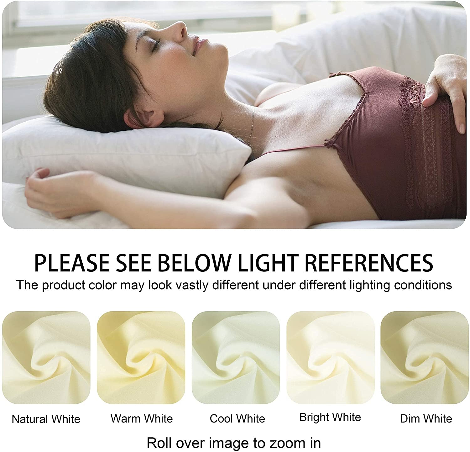 Zippered Satin Pillow Cases for Hair and Skin, Luxury Standard Hidden Zipper Pillowcases Set of 2, 20X26 Inches, Navy Blue