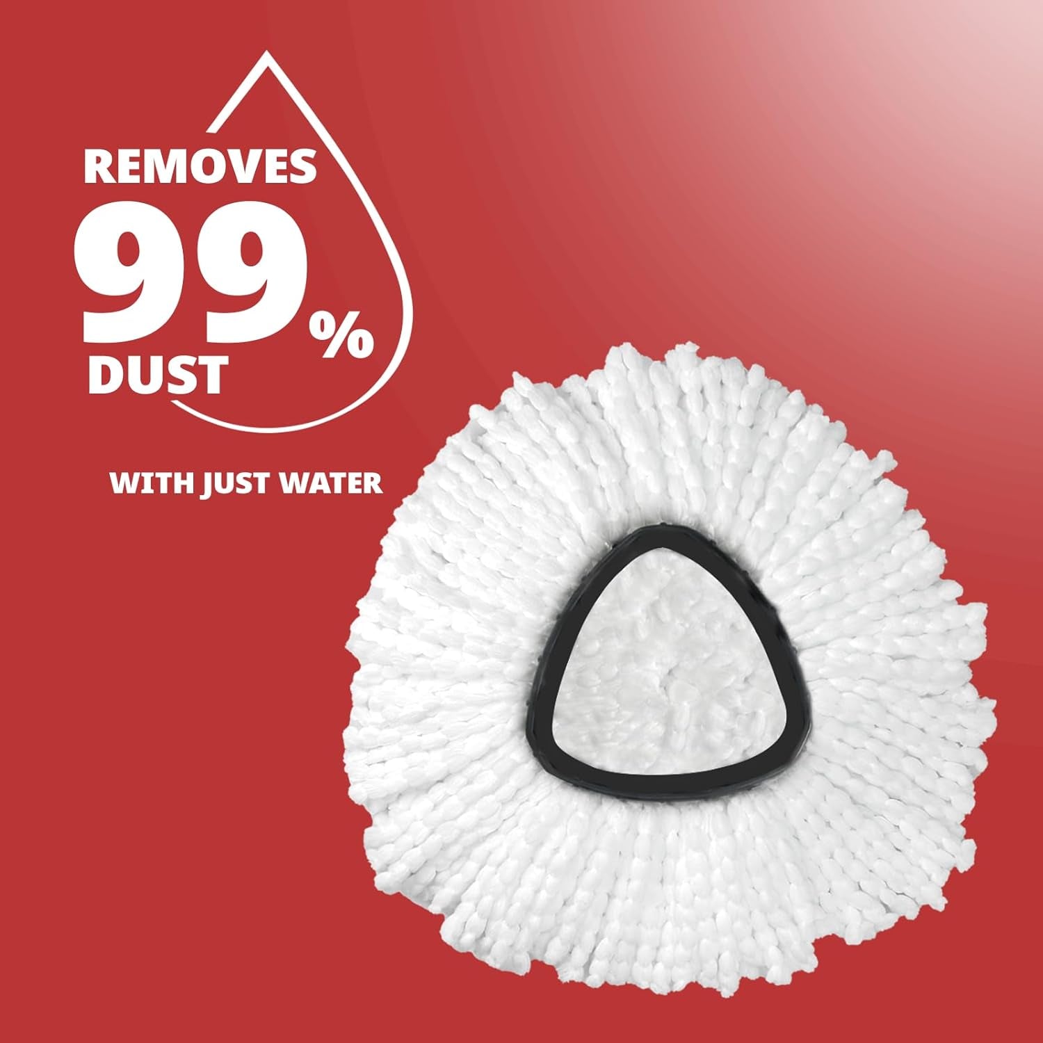 Mop Replace Head, 3 Pack Spin Mop Replacement Head Easywring 1-Tank System, Easy Cleaning, Microfiber, Machine Washable