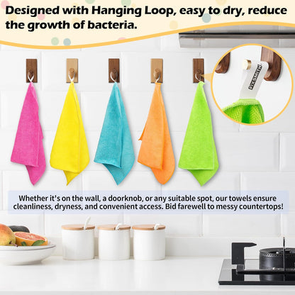 Laundry Detergent Sheets - 200 Loads (100 Sheets) Microfiber Cleaning Cloth, 20 Pack Cleaning Rags, Cleaning Towels for Housekeeping,