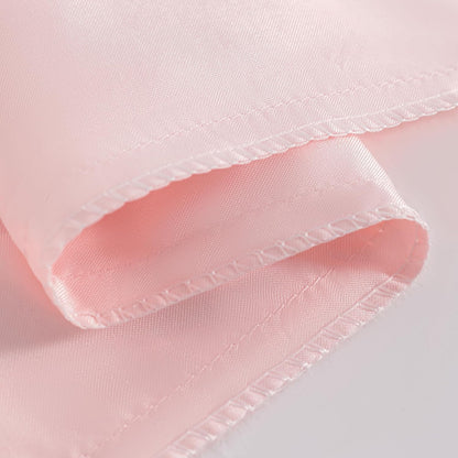 Zippered Silk Satin Toddler Pillowcases - 2 Pack Hidden Zipper 13X18 Pillowcases - Luxury and Silky Baby Travel Pillow Covers, Pink
