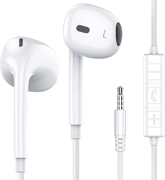 Wired Earbuds with Microphone, 3.5Mm Jack in Ear Headphones with Microphone Suitable for Smartphones, Computers, Laptops, Ipads, MP3 Players, Etc