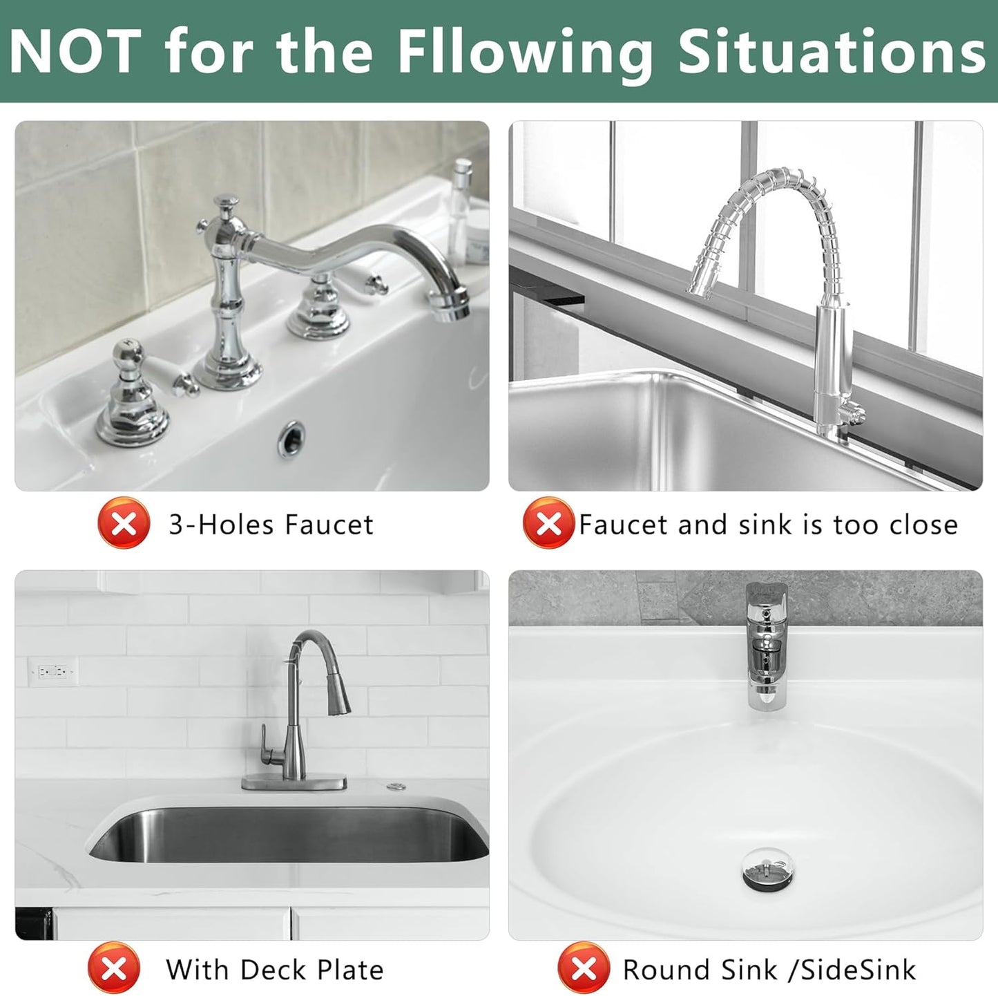 Zumenda 17Inch X 4Inch Kitchen Sink Faucet Mat, Water Absorbing Stone Faucet Splash Guard for Bathroom Counter, Quick Drying Diatomite Tray for Kitchen Sink, White