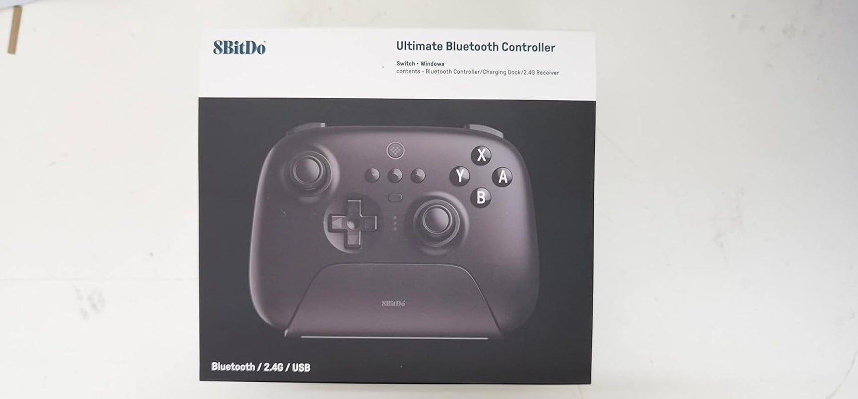 Ultimate Bluetooth Controller with Charging Dock for Switch and Windows, Black