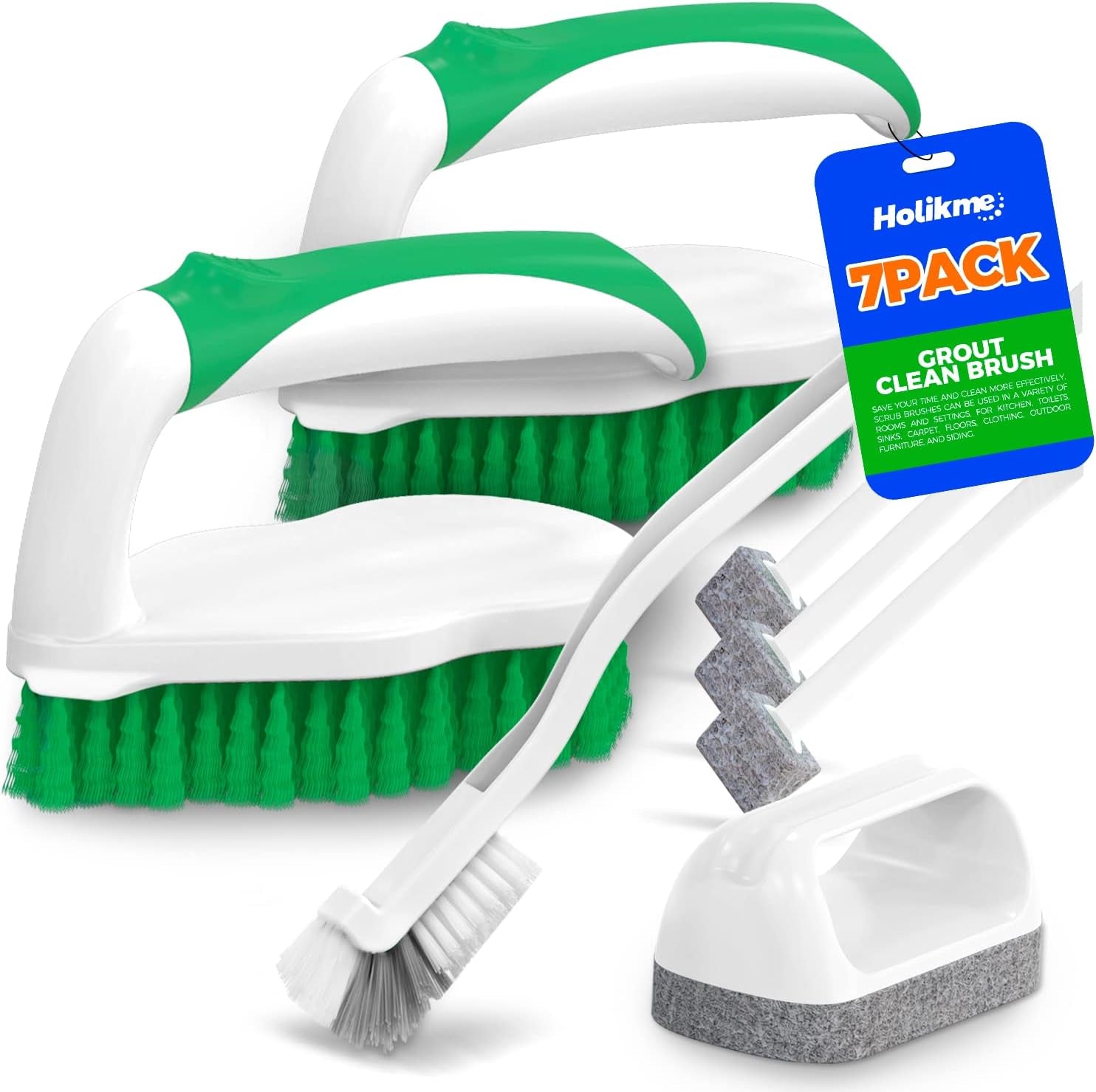 7 Pack Scrub Brush Set & 6 Pack Kitchen Brush Set