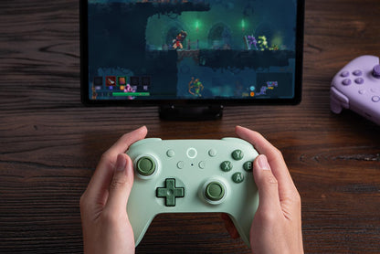 Ultimate 2C Wireless Controller for Windows PC and Android, with 1000 Hz Polling Rate, Hall Effect Joysticks and Triggers, and Remappable L4/R4 Bumpers (Green)