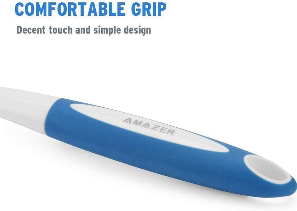 Set of Scrub Brush and Dish Brush with Comfort Grip Handle for Bathroom Kitchen Carpet