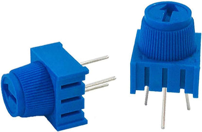 (10 Pcs) 10K Ohm Breadboard Trim Potentiometer Kit with Knob for Arduino