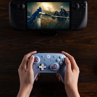 Ultimate 2C Wireless Controller for Windows PC and Android, with 1000Hz Polling Rate, Hall Effect Joysticks and Hall Triggers, and Remappable L4/R4 Bumpers (Dark Blue)