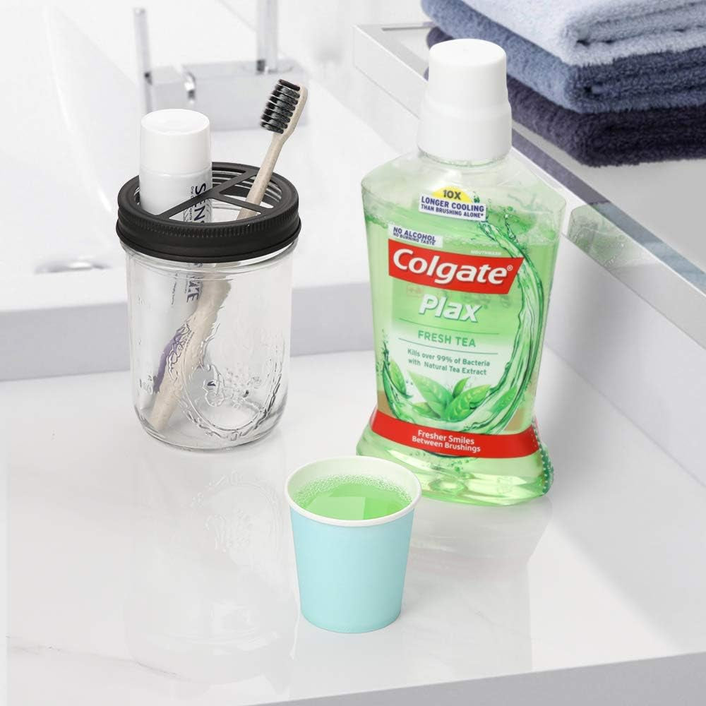 [210 Pack] 3 Oz Paper Cups, Sky Blue Mouthwash Cups, Disposable Bathroom Cups, Espresso Paper Cups for Party, Picnic, BBQ, Travel, and Event