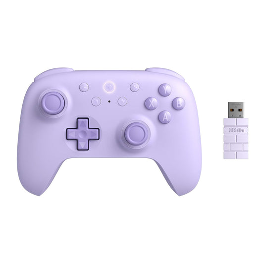 Ultimate 2C Wireless Controller for Windows PC and Android, with 1000 Hz Polling Rate, Hall Effect Joysticks and Triggers, and Remappable L4/R4 Bumpers (Purple)