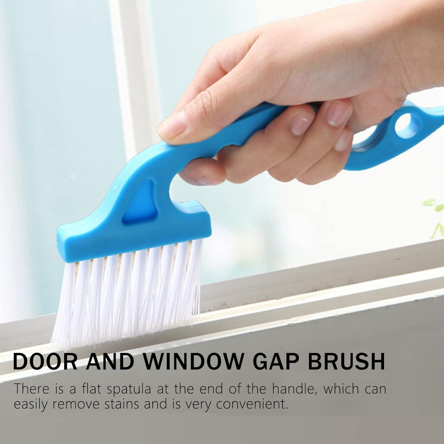 Blind Duster, Blind Cleaner Duster and Brush Kit with 3Pcs Removable Microfiber Sleeves Groove Gap Cleaning Tool for Household Cleaning Window Cleaning Air Conditioner Cleaner